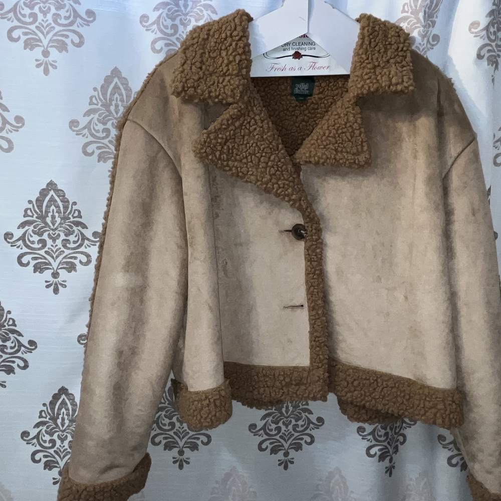 Wild Fable Tan Teddy Jacket